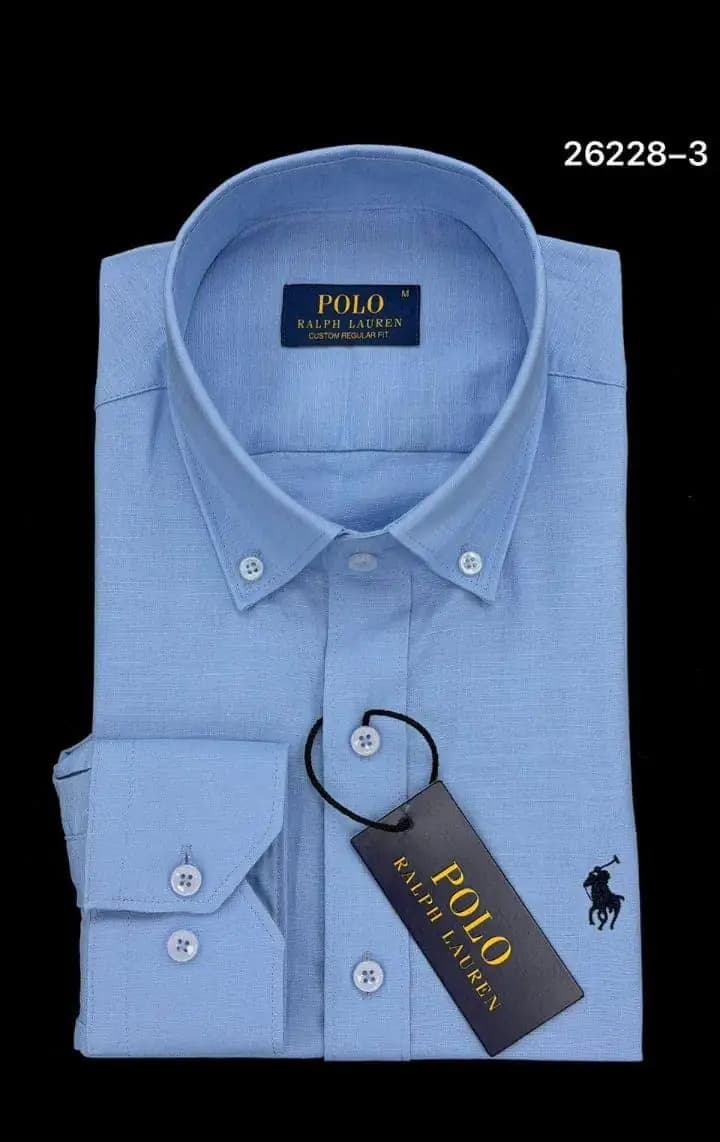 Navy and White Polo